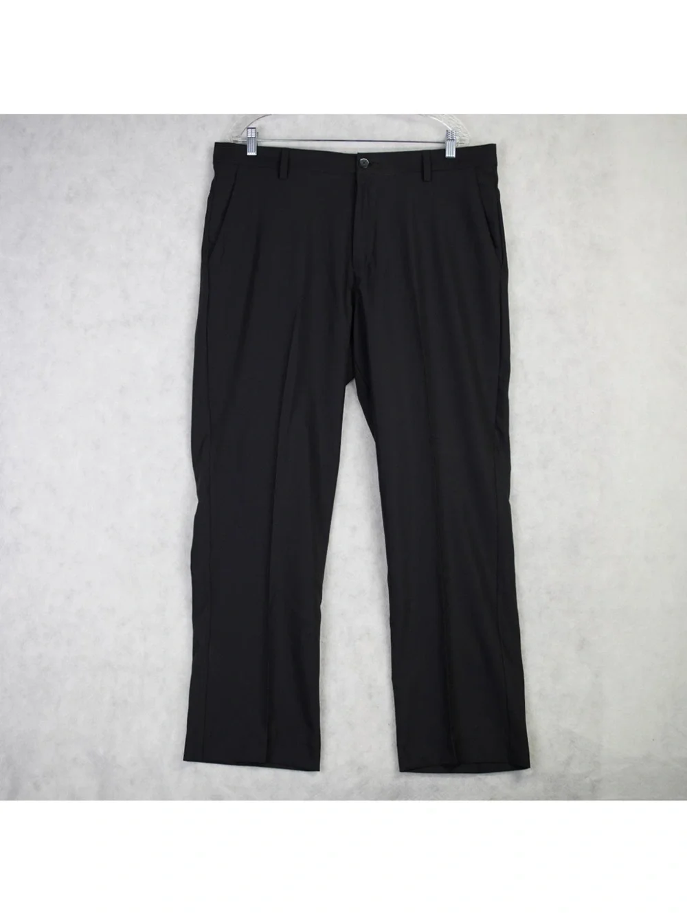 Adidas Climalite Golf Pants Mens Size 36x30 Black Wicking Stretch 3 Stripe NWT